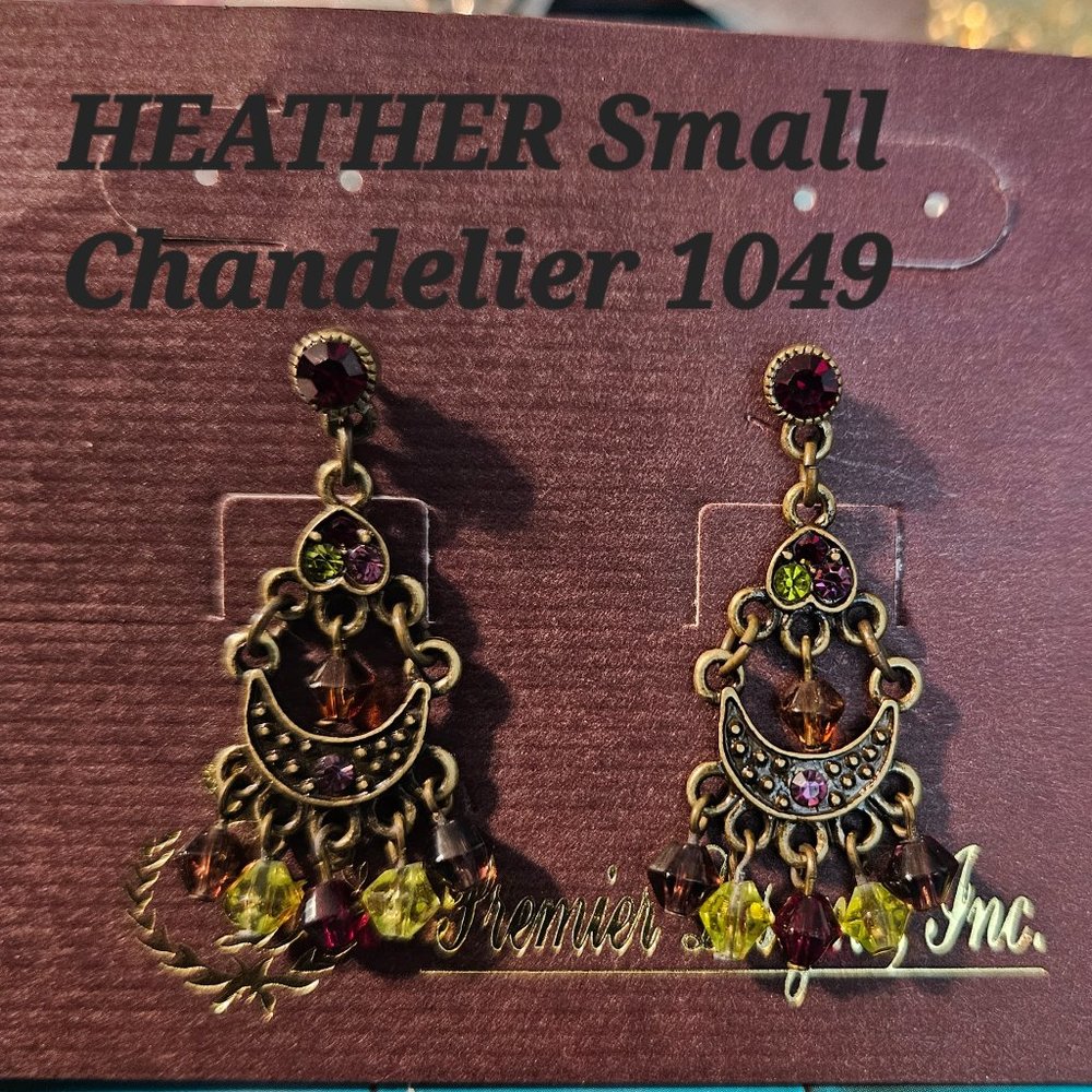 New Premier Designs Heather Small Chandelier Earrings